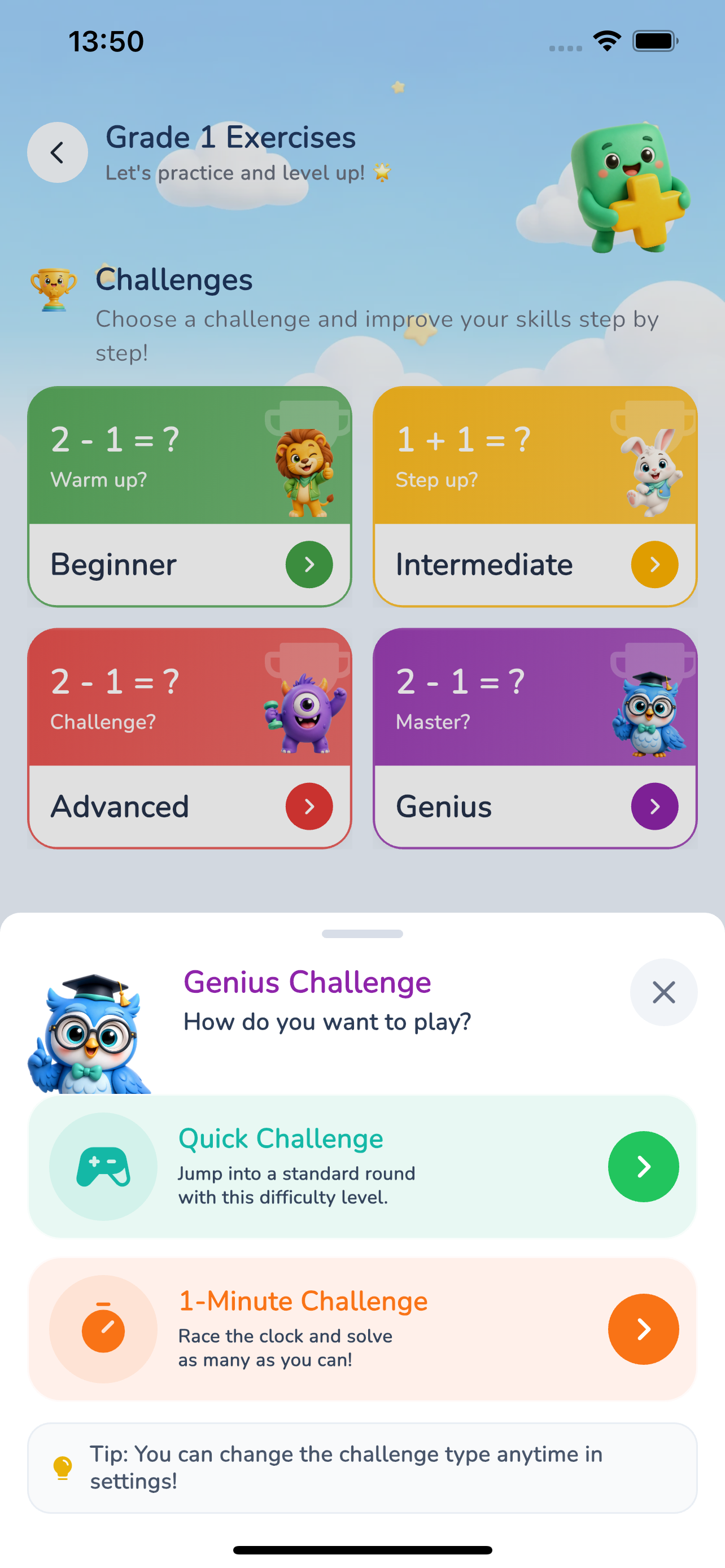 Learn Math: Quick rounds, honest feedback